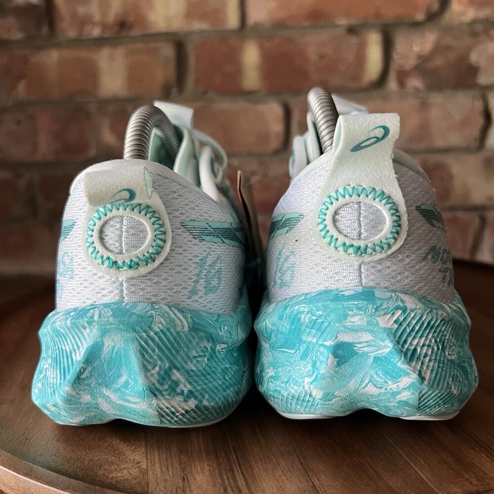 Asics Noosa Tri 16 White Aqua Running Women's 6 FF Blast Cushioned Shoes - Picture 11 of 16